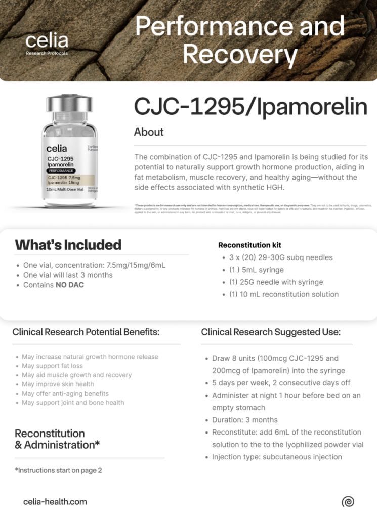 CJC-1295 + Ipamorelin Vial (Rebuild X)