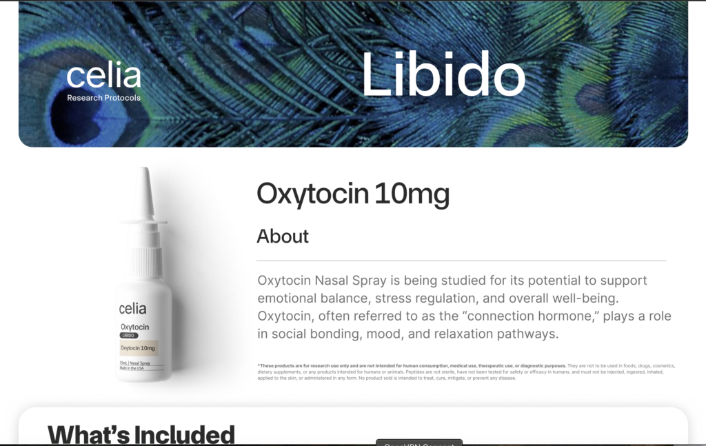 Oxytocin 10mg Nasal Spray